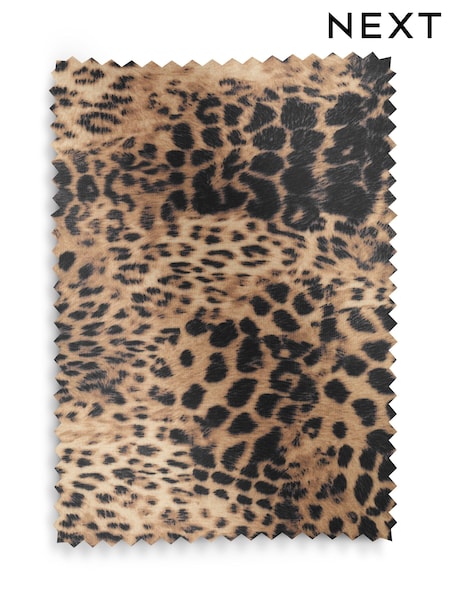 Leopard Opulent Velvet Upholstery Swatch (F56767) | £0