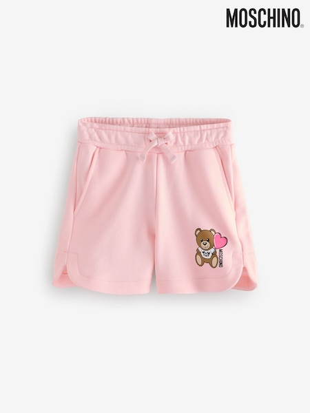 Moschino Pink Logo Jersey Shorts (F56896) | £104 - £114