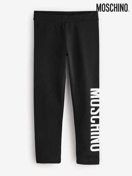 Moschino Black Logo Leggings (F56916) | £53 - £64