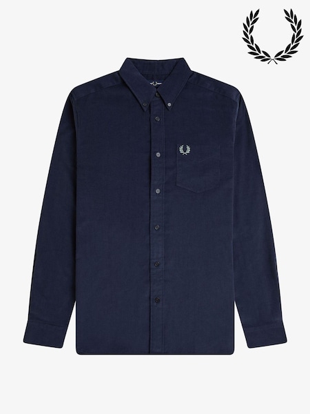 Fred Perry Blue Needle Cord Shirt (F57008) | £110