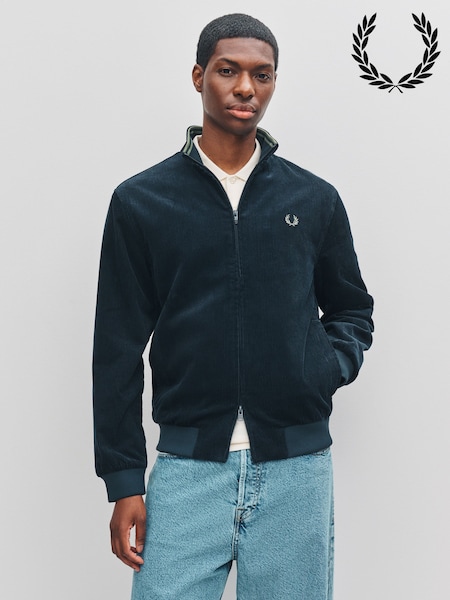 Fred Perry Blue Cord Brentham Jacket (F57019) | £190