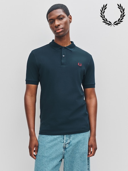 Fred Perry Blue Plain Polo Shirt (F57057) | £80