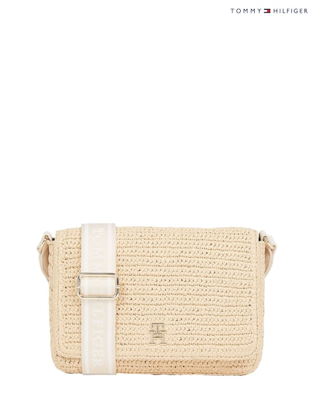 Tommy Hilfiger Brown Logo Convertible Crossbody Bag (F57120) | £130