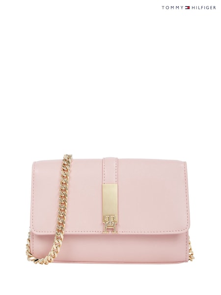 Tommy Hilfiger Pink Heritage Mini Cross-Body Bag With Chain (F57125) | £110