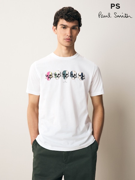 PS Paul Smith Regular Fit Graphic Black T-Shirt (F57340) | £70