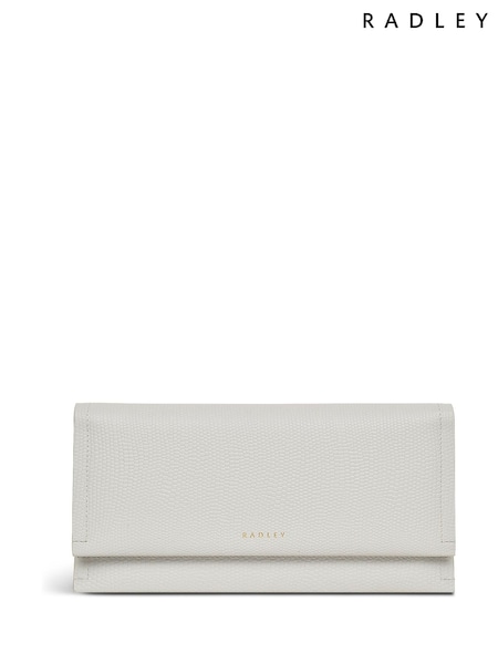 Radley London Oak Street Large Grey Faux Python Flapover Purse (F57581) | £79