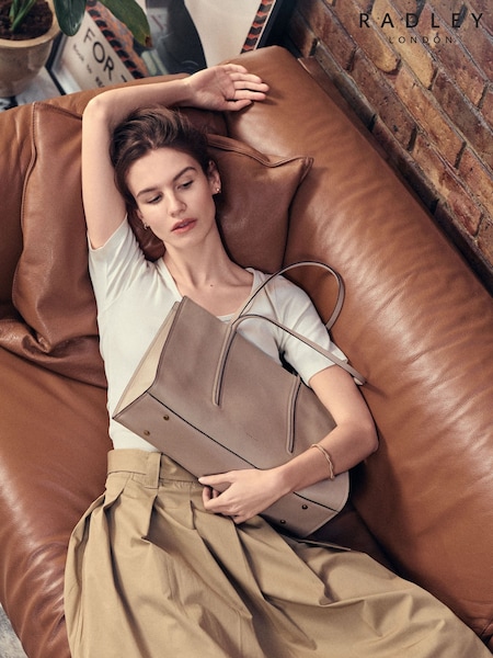 Radley Large Nude Portland Place Open Top Tote Bag (F57601) | £279