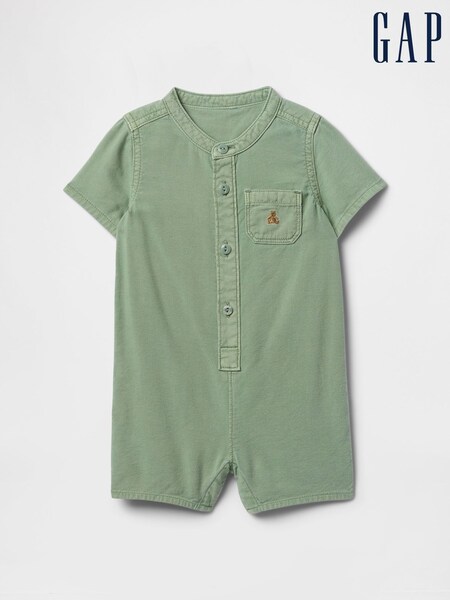 Gap Green Pocket Romper (Newborn-24mths) (F57709) | £25