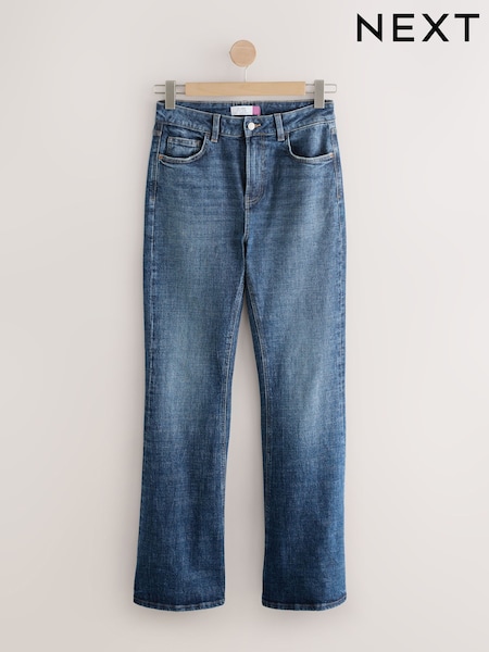 Dark Blue High Rise Stretch Flared Jeans (F57769) | £36