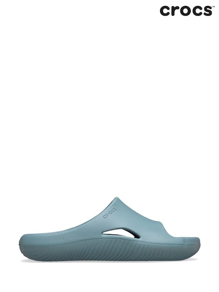 Crocs Green Mellow Slides (F57836) | £40