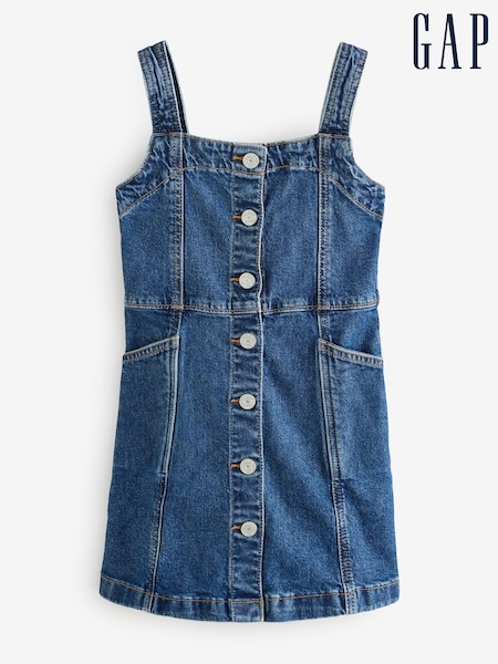 Gap Blue Button Up Denim Dress (4-13yrs) (F58047) | £35