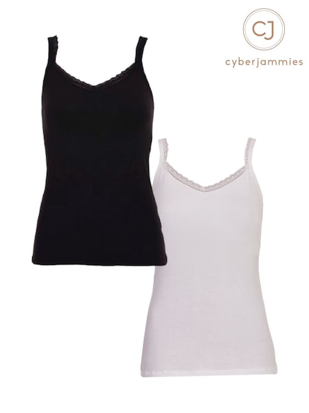 Cyberjammies Black Hidden Support Vests 2 Pack (F58101) | £42