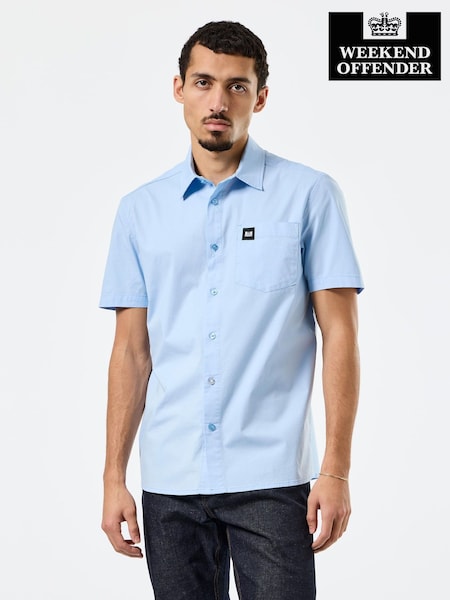 Weekend Offender Ocean Wave Borak Short Sleeve Shirt (F58325) | £55