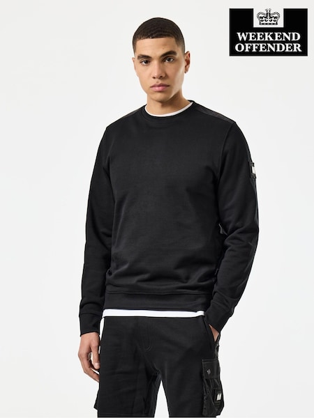 Weekend Offender Parachute Overlay Sweatshirt (F58350) | £65