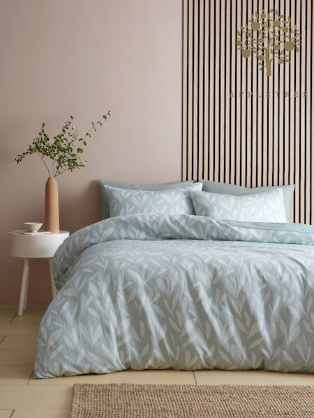 Appletree Green Emile Jacquard Duvet Cover (F58380) | £35 - £55