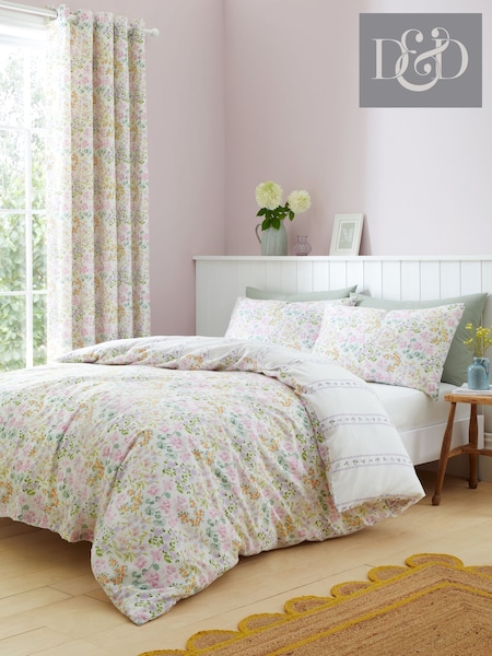 Dreams & Drapes Lilac Edith Easy Care Duvet Cover Set (F58407) | £20 - £40