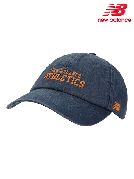 New Balance Blue 6 Panel Athletics 100% Cotton Hat (F58548) | £22