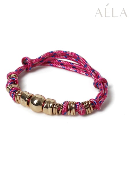 Aela Pink Bungee Cord Coil Wristwear (F58647) | £10.50