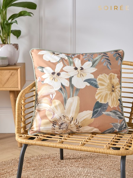 Soiree Gold Sagara Velvet Filled Cushion (F58692) | £16