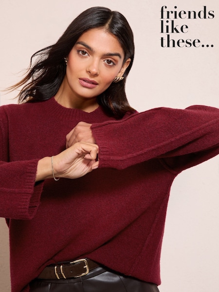 Friends Like These Pink Crew Neck Jumper (F58743) | £29