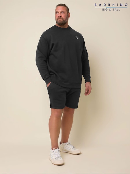 BadRhino Big & Tall Black IronRhino Logo Crewneck Sweatshirt (F58957) | £39