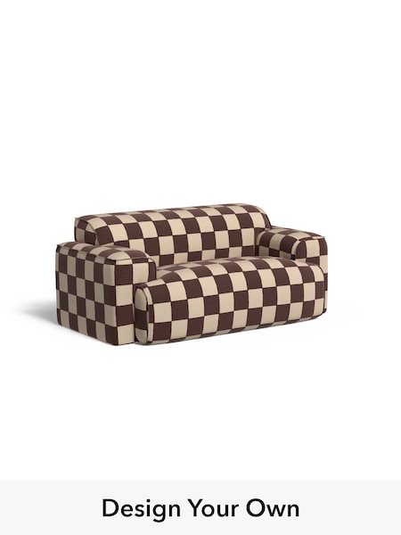 Blenets Check by Harlequin/Chocolate Brown Avalon By Made (F59287) | £1,250