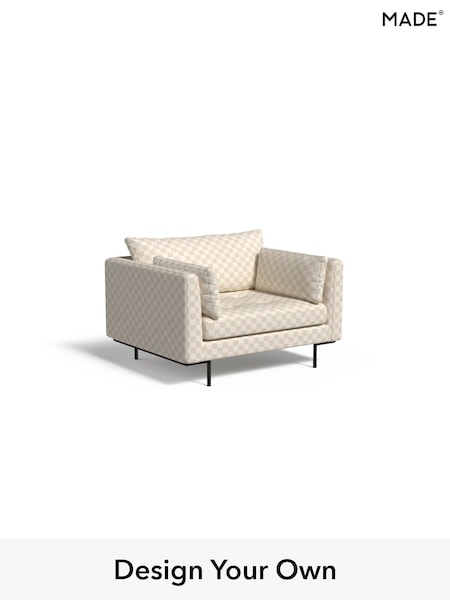 Blenets Check Mini by Harlequin/Oatmeal Natural Harlow By Made (F59289) | £975
