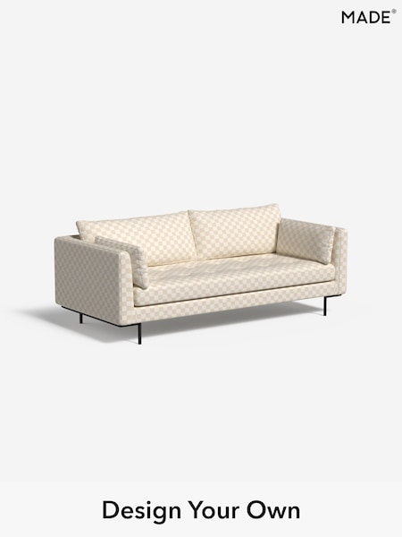 Blenets Check Mini by Harlequin/Oatmeal Natural Harlow By Made (F59289) | £1,399