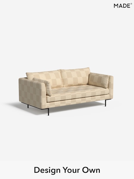 Blenets Check by Harlequin/Oatmeal Natural Harlow By Made (F59291) | £1,299