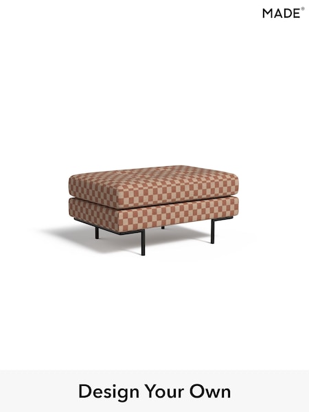 Blenets Check Mini by Harlequin/Terracotta Orange Harlow By Made (F59292) | £450