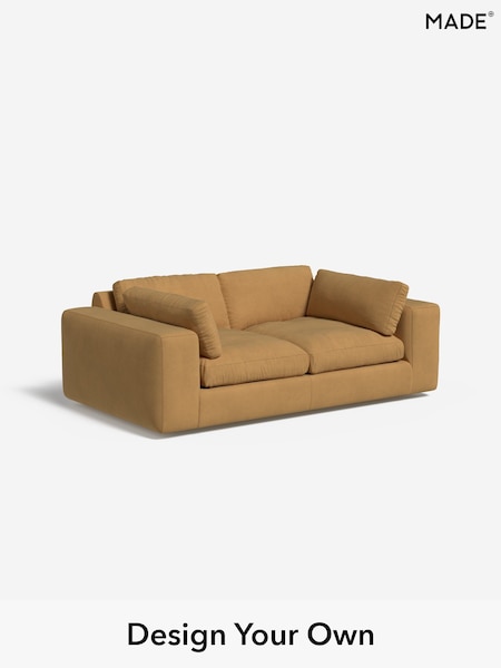 Matt Velvet Easy Clean/Caramel Natural Alec By Made (F59294) | £1,225