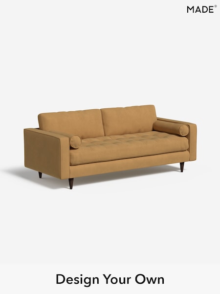Matt Velvet Easy Clean/Caramel Natural Scott By Made (F59303) | £1,099