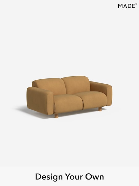 Matt Velvet Easy Clean/Caramel Natural Diego By Made (F59310) | £875