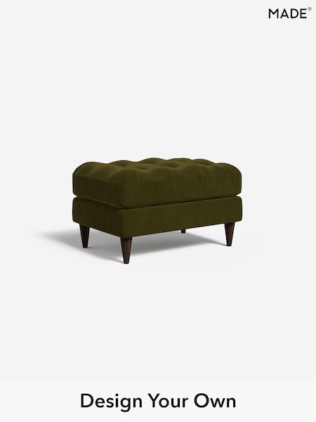 Matt Velvet Easy Clean/Deep Olive Green Scott By Made (F59316) | £350