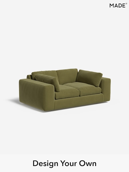 Matt Velvet Easy Clean/Fern Green Alec By Made (F59324) | £1,425