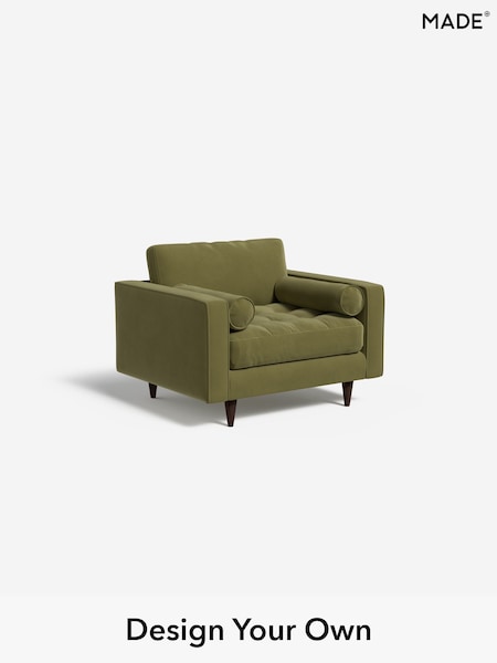 Matt Velvet Easy Clean/Fern Green Scott By Made (F59332) | £799