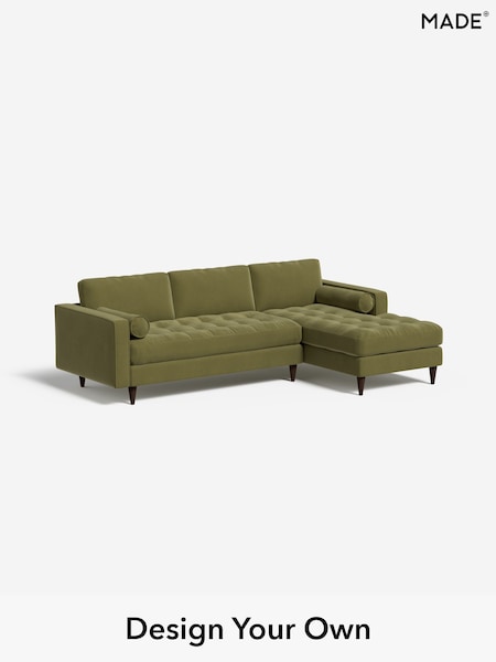 Matt Velvet Easy Clean/Fern Green Scott By Made (F59332) | £1,775