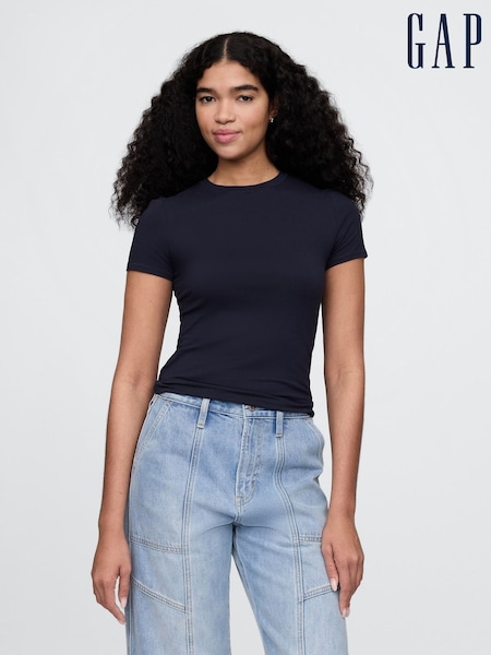 Gap Navy Blue CloseKnit Jersey T-Shirt (F59833) | £14
