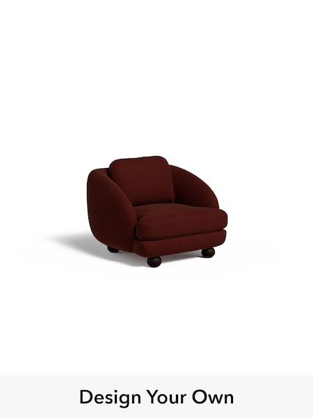 Matt Velvet Easy Clean/Rust Red Madris By Made (F60039) | £899