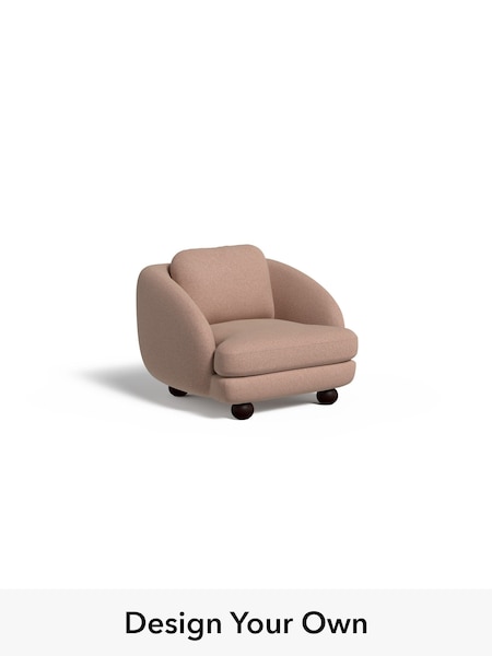 Textured Woven/Plaster Pink Madris By Made (F60075) | £950
