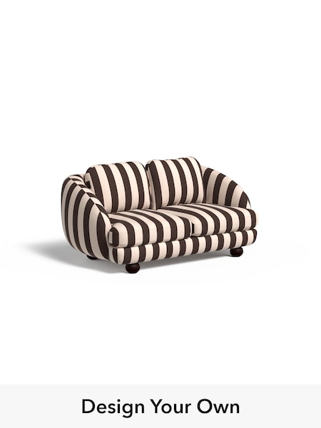 Wide Stripe/Chocolate Brown Madris By Made (F60077) | £1,375