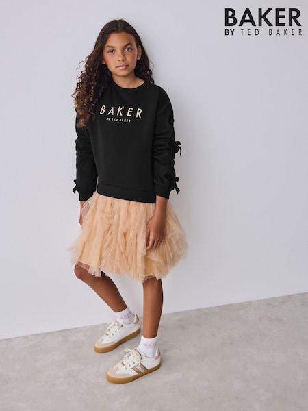 Baker by Ted Baker Mesh Skirted Sweat Mockable Dress (F60260) | £40 - £47