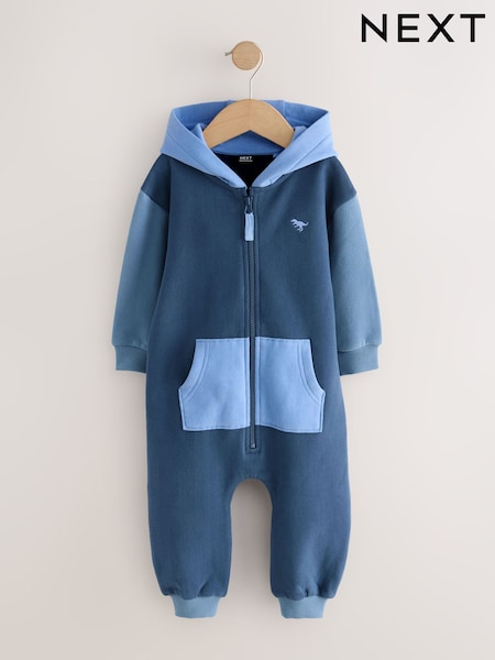 Blue Colourblock All-In-One (3mths-7yrs) (F60322) | £17 - £19