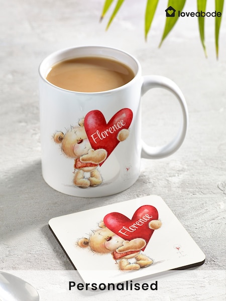 Personlaised Valentines Mug Set by Loveabode (F60385) | £16