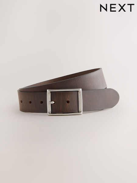 Brown Casual Leather Belt (F60575) | £22 - £24