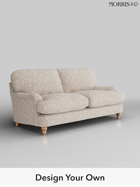 Mallow by Morris and Co/Linen Natural Maycott By Morris And Co (F60608) | £1,599