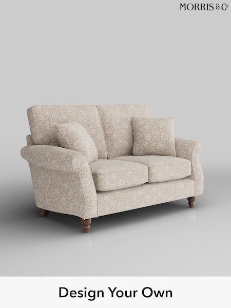 Mallow by Morris and Co/Linen Natural Ashford (F60610) | £1,375