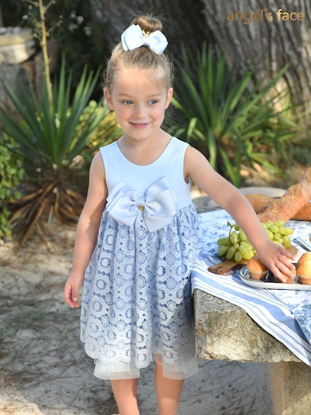 Angels Face Blue Corella Lace Dress (F60656) | £100 - £110