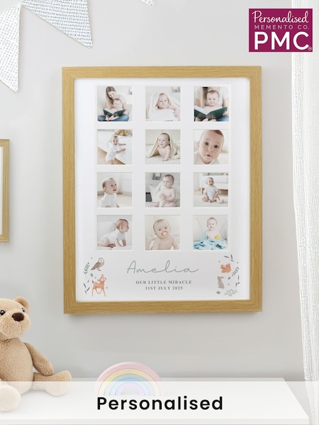 Personalised Woodland Animal Photo Frame by PMC (F60707) | £20