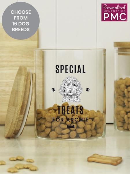Personalised Dog Breed Treat Jar by PMC (F60708) | £20